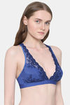 Wacoal Single Layered 3/4Th Coverage Lace Bra - Dark Blue — thumbnail 5